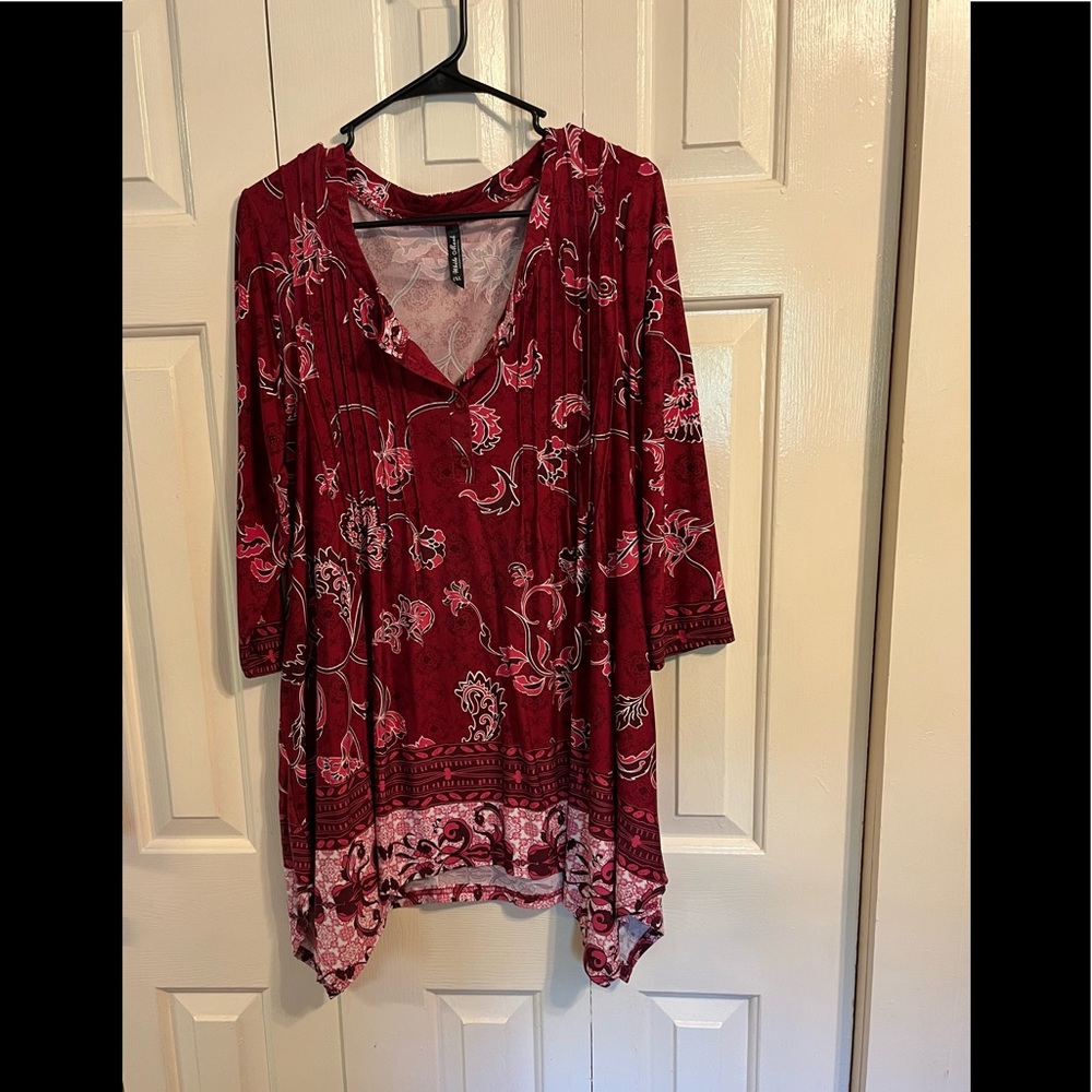 Stylish unique flower design top